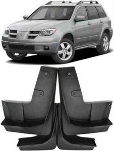 Genuine Full Set Splash Guards Mud Flaps For 2003-2006 Mitsubishi Outlander - Picture 1 of 9