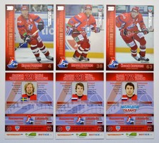 2010-11 KHL Lokomotiv Yaroslavl SILVER Pick a Player Card
