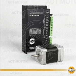 ACT 1Axis Nema17 BLDC Motor 42BLF02 24V,52W,4000RPM,0.125N.m,Φ5mm,3Phase&Treiber - Picture 1 of 5