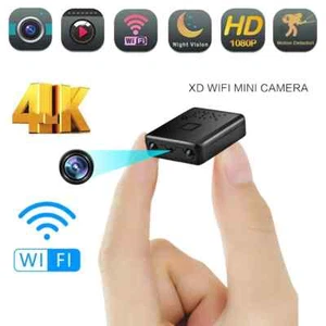Mini Cámara Wifi Videocámara 4K Full HD 1080P Grabadora de Video IR-CUT Detección de Movimiento... - Imagen 1 de 11