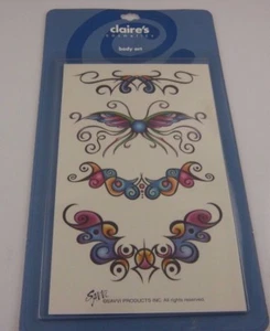 Butterfly Temporary tattoos body art wrist ankle - Picture 1 of 4