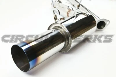 For 89-93 Mazda Miata B6ZE MX5 1.6 Circuit Werks Catback Exhaust System Burnt - Image 1 of 4