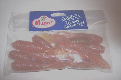 12 Manns Vintage Grub Lure Sting Ray Grub Fish Lure 3" Shrimp Lure Discontinued - Image 1 of 4