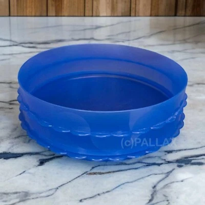 TUPPERWARE D110 HOCHSTAPLER BLAU TORTENSTAPLER FÜR TORTENBEHÄLTER - Bild 1 von 2