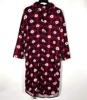 Marimekko x Uniqlo Women's Shirt Dress Long Sleeve Flannel Small Maximalist - Image 1 of 4