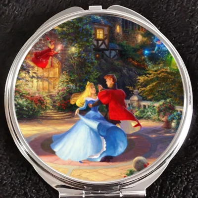 Princess Aurora Sleeping Beauty Disneyland Disney World Makeup Compact Mirror