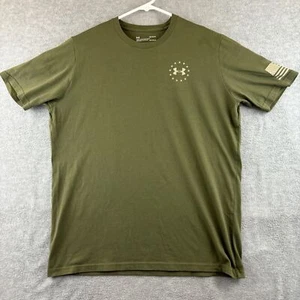 Under Armour Herren T-Shirt olivgrün Freedom HeatGear Loose Fit LG - Bild 1 von 8