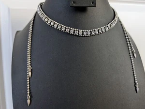 RARE VTG Loren Hope Crystals Choker  #45 - Picture 1 of 5