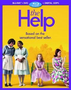 The Help (Blu-ray/DVD, 2011, 3-Disc, Includes Digital Copy) Disney Studio NEW