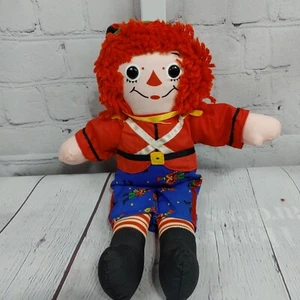 Raggedy Andy 1997 Hasbro Johnny Gruelle 13” Navidad Edición Coleccionista #70102 - Imagen 1 de 9