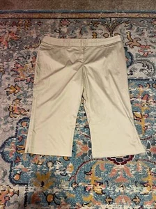 Lane Bryant 28 Capris Tan Cotton / Spandex Blend NwT - Picture 1 of 4