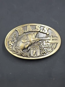 Vintage 1996 B.A.S.S. Spirit of 96' Antik Messing Farbe, 3,25"x2" - Bild 1 von 10