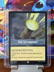 🔹Feuern Sie die Kanonen! 197/2004 FOIL Karte🔹Disney Lorcana TCG The First Chapter - Bild 1 von 2