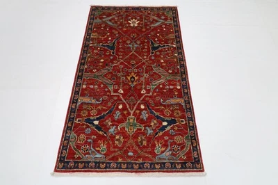 3 x 5 ft  Bidjar Red Area Rug Afghan Traditional Hand Knotted Wool oriental Rug - Image 1 of 4