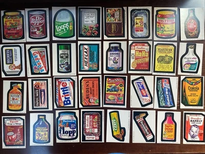 1973-75 Topps Wacky Packages PARTIAL Set Wonder Bread Series 2 and 3 (32/48) NM - Image 1 of 4