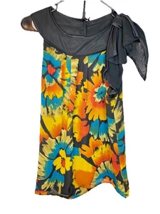 MISTY & MAX Top Floral Size Medium LIGHTWEIGHT 100% Polyester - Picture 1 of 9