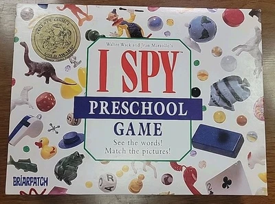 I Spy Preschool Game Words Match Pictures By Briarpatch Vintage 1997 EUC - Image 1 of 3