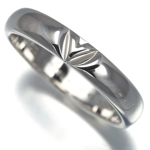 Auth Louis Vuitton Ring Volt Multi LV EU50 18K 750 White Gold - Picture 1 of 5
