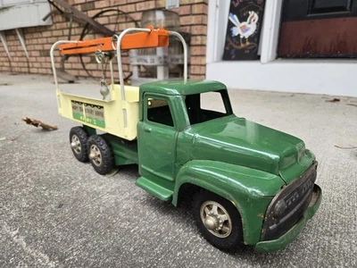 Camión de servicio Buddy L de maquinaria pesada vintage de los años 50 Foto 1 de 4