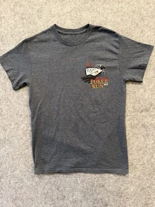 26th Annual Black Widows Poker Run 2022 Grey T Shirt Small - Picture 1 of 5