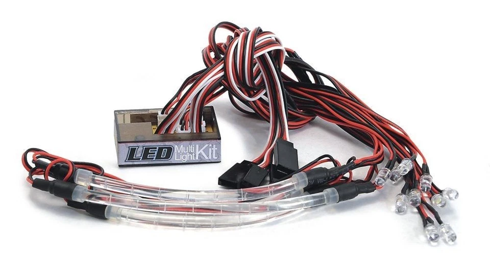 CARSON RC LICHT LED SET FÜR KAROSSERIEN DRIFT SET MIT DEMO VERSION FLASH LIGHT . - Bild 1 von 1