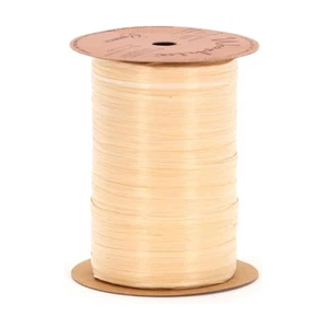 Berwick Craft Matte 1/4'' Wide Raffia Ribbon, Oatmeal Brown, 100 Yards (4434857) - Picture 1 of 1