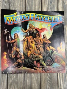 Molly Hatchet "Take No Prisoners" 1981 Vinyl Record Album Cover Art 12"x12" Epic - Imagen 1 de 8