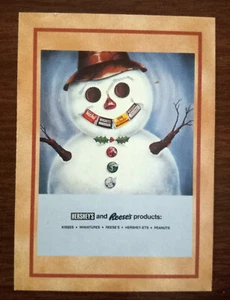 Hershey's Trading Cards: Collector's Series # 93 ~ 1995 ~ SNOWMAN ~ chocolate - Picture 1 of 2