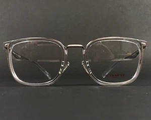 Coach Eyeglasses Frames HC5177 9455 Transparent Clear Silver Full Rim 53-23-150 - Picture 1 of 15