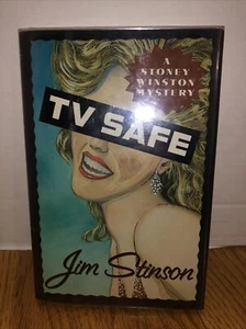 Signiert - TV SAFE Jim Stinson 1. Auflage 1991 Mystery Hardcover & Schutzumschlag - Bild 1 von 9
