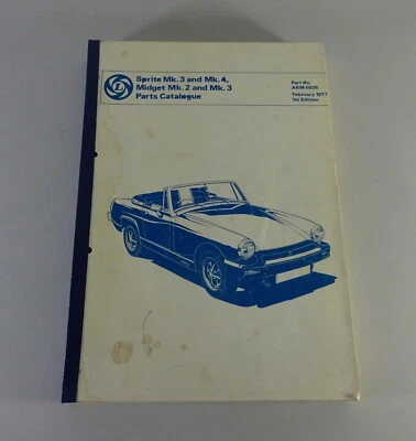 Catalogo Ricambi British Leyland MG Midget Mk 2+3 / Austin Healey Sprite 3+4 ' - Immagine 1 di 4