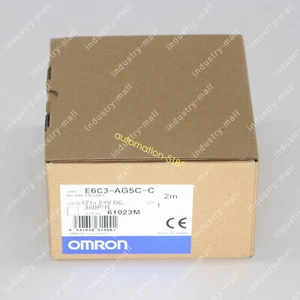 NUOVO OMRON E6C3-AG5C-C 360P/R ENCODER ROTATIVO E6C3AG5CC Fedex o DHL - Foto 1 di 5
