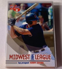 TERRY EVANS 2004 Grandstand Midwest League Top Prospects FREE SHIP