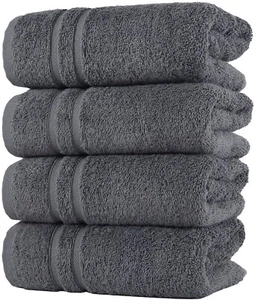 Luxury Hand Towels for Bathroom- Soft and Absorbent Small Towels (Set of 4) - Picture 1 of 73