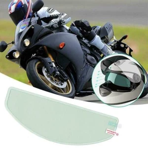 Anti-Fog Helmet Lens Film For Motorcycle Visor Resistant Clear Rain Nice - Picture 1 of 12