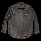 Lightning Bolt Usa Vintage Dixxon Pendleton Style Seattle Brown Flannel Shirt L