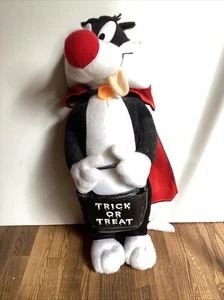Looney Tunes ~ SYLVESTER the Cat ~ 14” Plush Nanco 2002 Trick or Treat Halloween - Picture 1 of 7