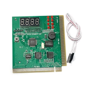 4-Digit PC Computer Motherboard Tester Analyzer Diagnostic Post Card For ISA PCI - Zdjęcie 1 z 5