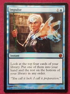 Magic The Gathering FROM THE VAULT TWENTY FOIL IMPULSE blue card MTG FTV - Picture 1 of 2
