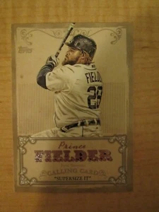 2013 Topps Calling Card Prince Fielder #CC-1 Detroit Tigers - Photo 1/2