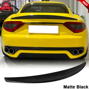 Für Maserati Gran Turismo Coupé 2008-11 Kofferraum hinten Spoiler Stiefel Flügel matt schwarz - Bild 1 von 12