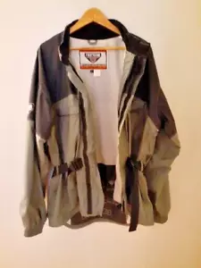 First Gear Black & Gray Motorcycle Rain Jacket Mens X Large - Bild 1 von 7