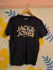 3 x bundle Jack & Jones T-Shirt Logo Small Blue Grey  White