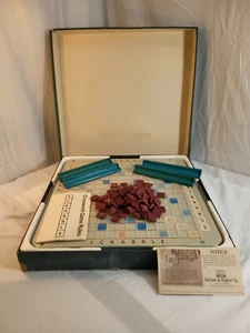 Vintage 1977 Deluxe Scrabble Turntable Edition Selchow & Righter Game - Picture 1 of 10