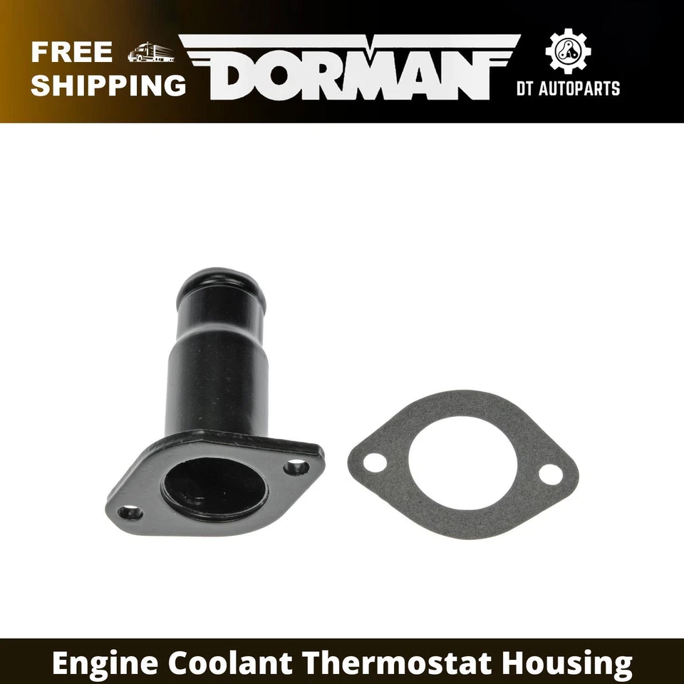 Carcasa termostato refrigerante motor Dorman 2,4 L L4 2001-2007 Dodge Caravan Foto 1 de 4