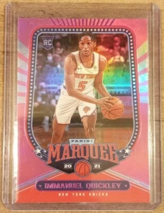 2020 Chronicles Immanuel Quickley Pink Marquee 264 RC Rookie Knicks MINT - Picture 1 of 2