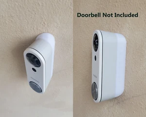SimpliSafe Video Doorbell Wedge Angle Mount Bracket 15 25 35 45 60 90 Degree - Picture 1 of 15