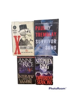 4 Horror Paperback Variety Including Stephen King & Anne Rice - Imagen 1 de 9