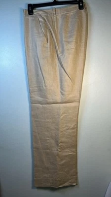 Lauren Ralph Lauren Pants Womens 14P Petite 100% Linen Luxury Lagenlook - Image 1 of 4