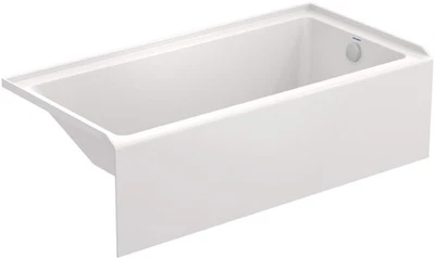 Duravit 700653-R Duravit No.1 60" tres paredes alcoba acrílico - blanco Foto 1 de 3